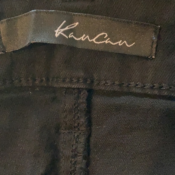 KanCan Distressed Black Denim Shorts - Picture 10 of 13